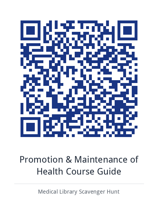 Promotion & Maintenance of Health Course Guide