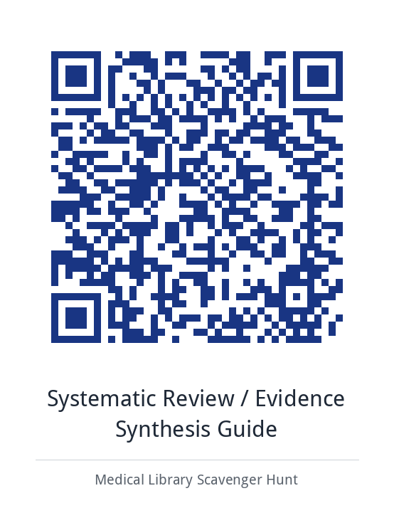 Systematic Review / Evidence Synthesis Guide